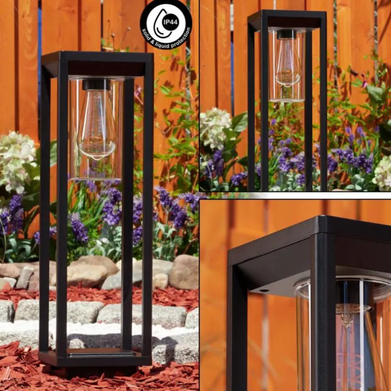 Borne lumineuse Baoshan Noir, 1 lumière