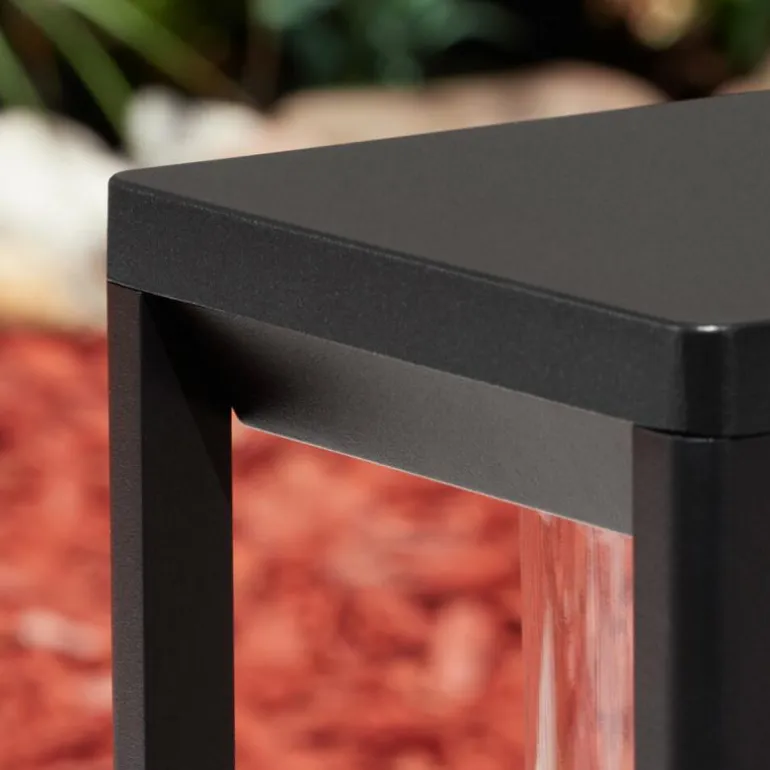 Borne lumineuse Baoshan Noir, 1 lumière