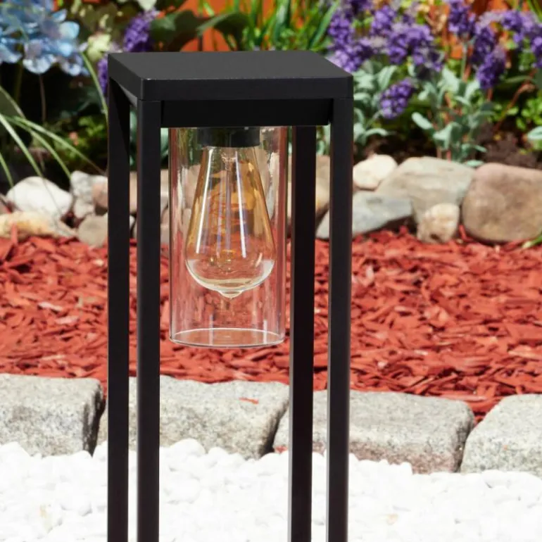 Borne lumineuse Baoshan Noir, 1 lumière