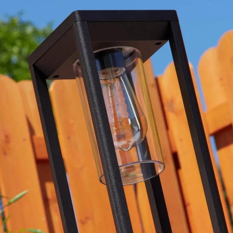 Borne lumineuse Baoshan Noir, 1 lumière