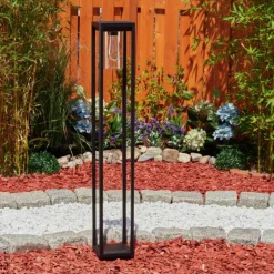 Borne lumineuse Baoshan Noir, 1 lumière