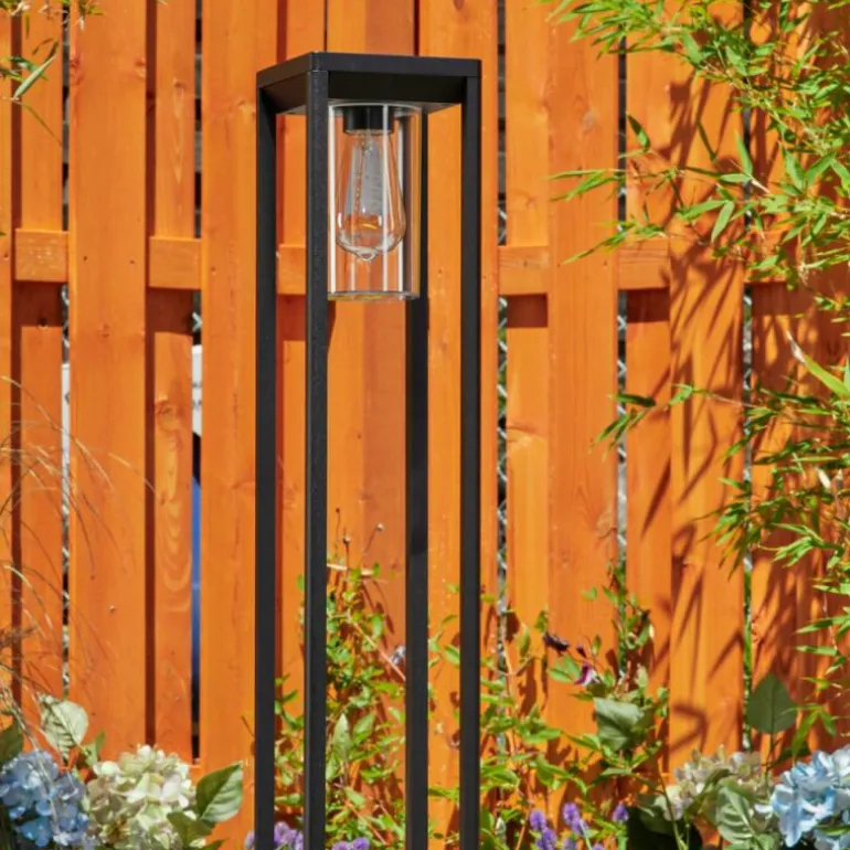 Borne lumineuse Baoshan Noir, 1 lumière