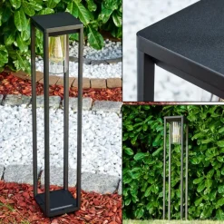 Borne lumineuse Baoshan Noir, 1 lumière