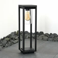 Borne lumineuse Baoshan Noir, 1 lumière
