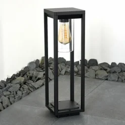 Borne lumineuse Baoshan Noir, 1 lumière