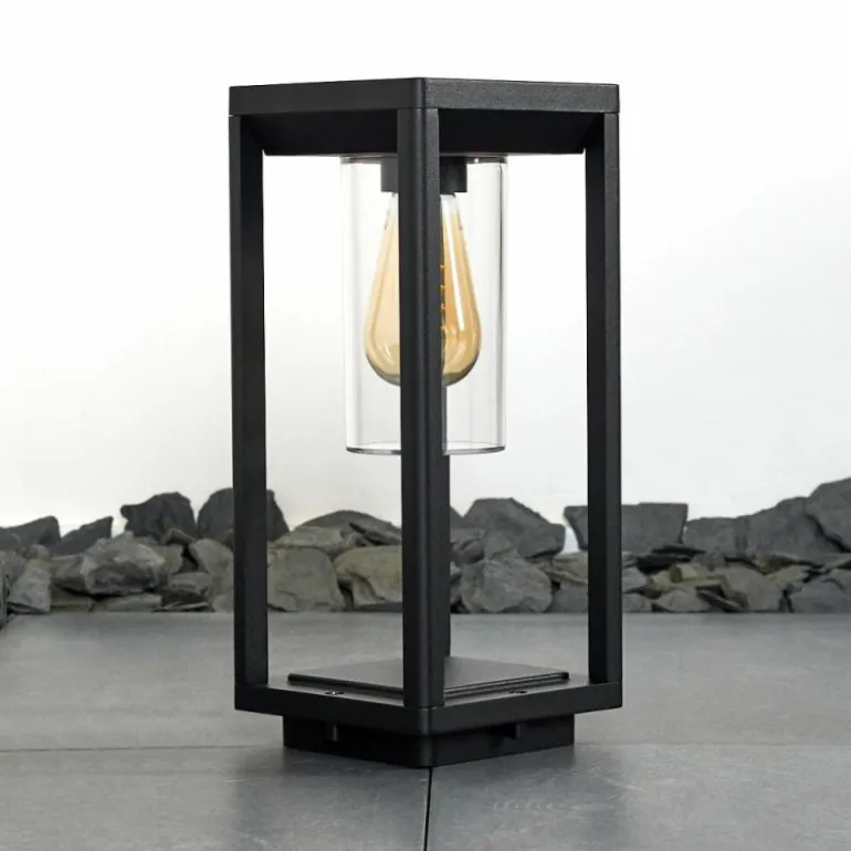 Borne lumineuse Baoshan Noir, 1 lumière