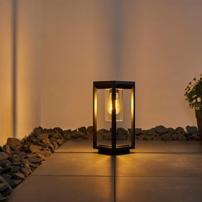Borne lumineuse Baoshan Noir, 1 lumière
