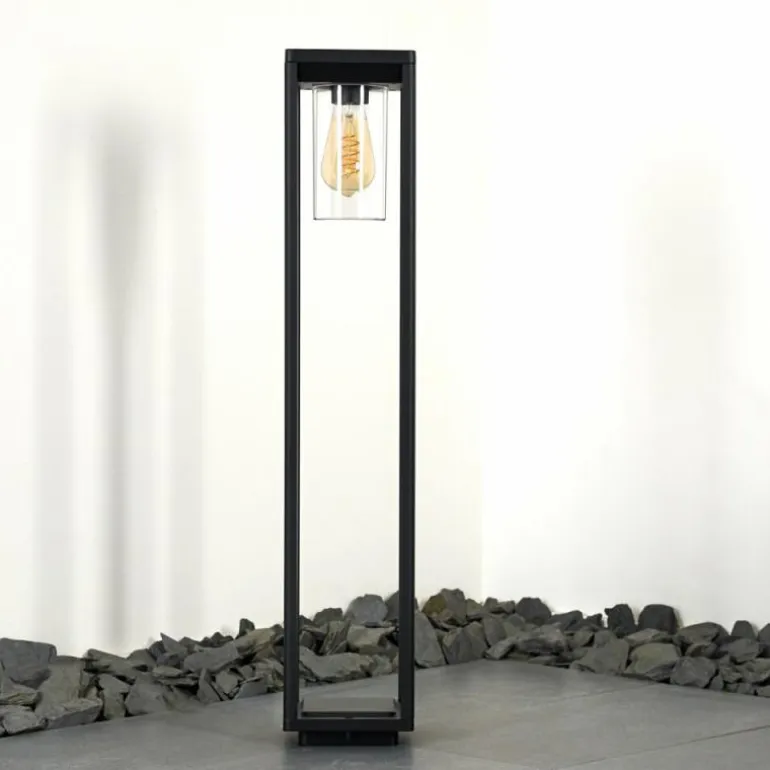 Borne lumineuse Baoshan Noir, 1 lumière