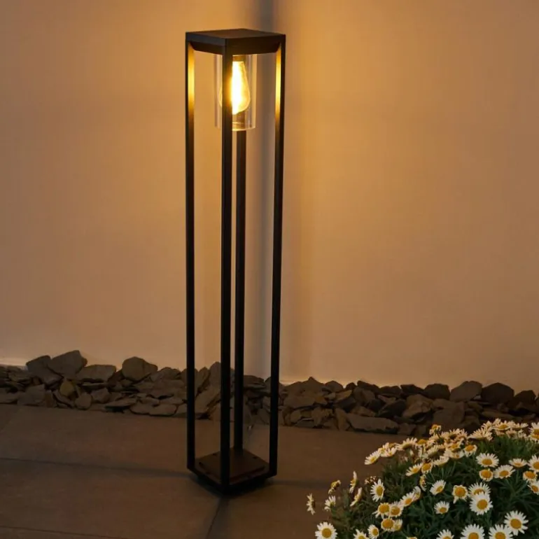Borne lumineuse Baoshan Noir, 1 lumière
