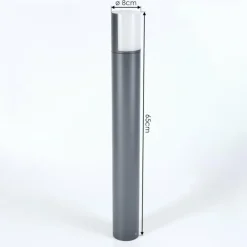 Borne lumineuse Baulund LED Anthracite, 1 lumière