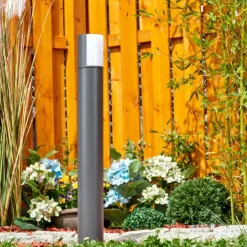 Borne lumineuse Baulund LED Anthracite, 1 lumière