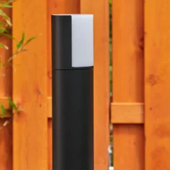 Borne lumineuse Baulund LED Noir, 1 lumière