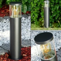 Borne lumineuse Bodio Noir, 1 lumière