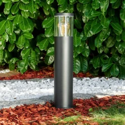 Borne lumineuse Bodio Noir, 1 lumière
