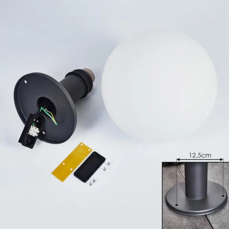 Borne lumineuse Bubodefo Anthracite, 1 lumière