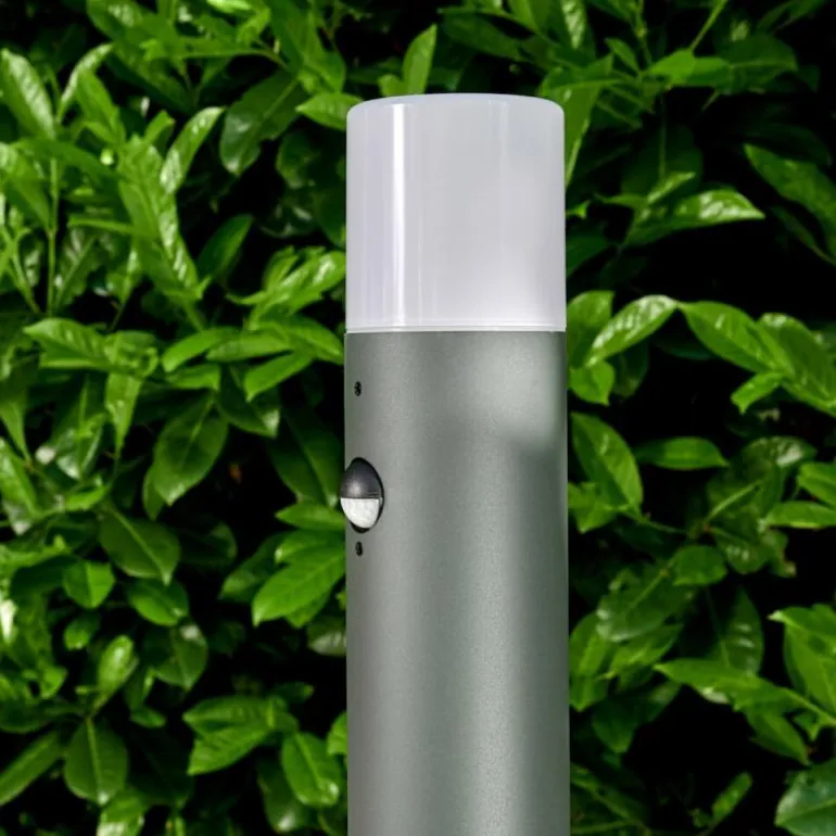 Borne lumineuse Buhrkall Anthracite, 1 lumière, Détecteur de mouvement