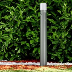 Borne lumineuse Buhrkall Anthracite, 1 lumière, Détecteur de mouvement