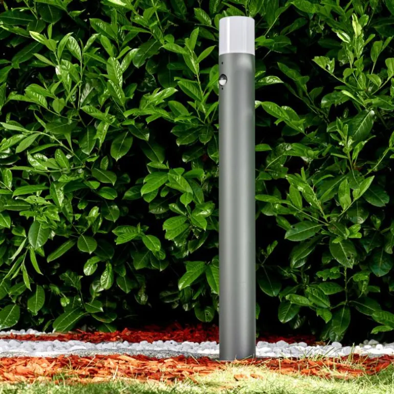 Borne lumineuse Buhrkall Anthracite, 1 lumière, Détecteur de mouvement