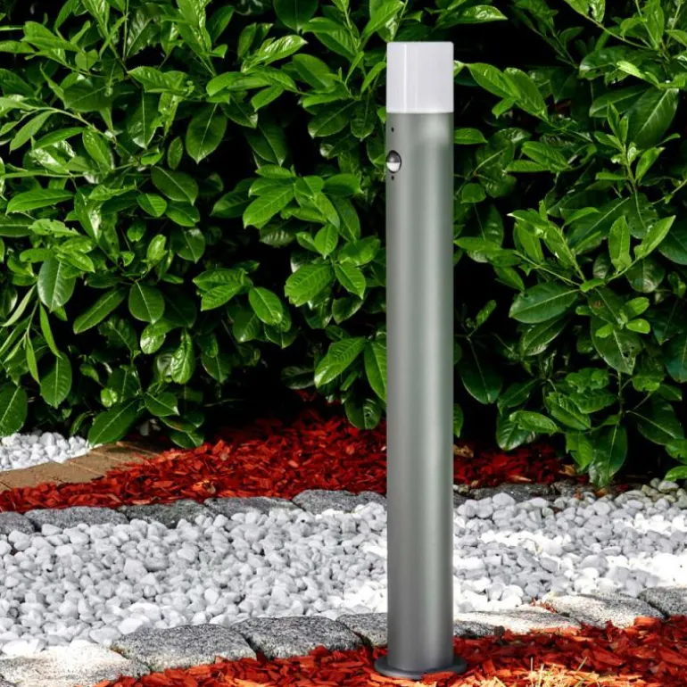 Borne lumineuse Buhrkall Anthracite, 1 lumière, Détecteur de mouvement