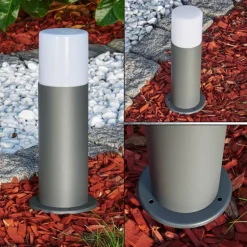 Borne lumineuse Buhrkall Anthracite, 1 lumière
