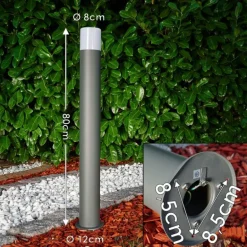 Borne lumineuse Buhrkall Anthracite, 1 lumière