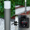 Borne lumineuse Buhrkall Anthracite, 1 lumière