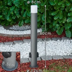 Borne lumineuse Buhrkall Anthracite, 1 lumière