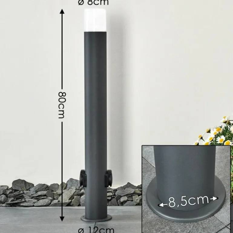 Borne lumineuse Buhrkall Anthracite, 1 lumière