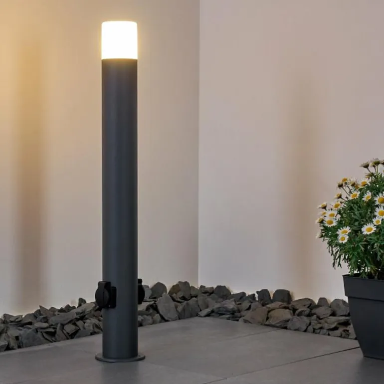 Borne lumineuse Buhrkall Anthracite, 1 lumière