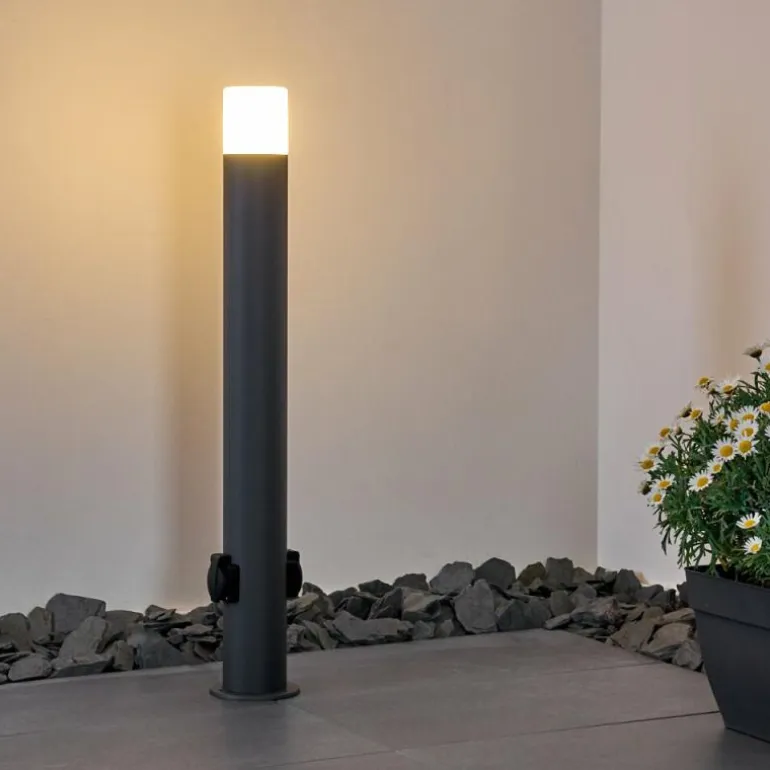 Borne lumineuse Buhrkall Anthracite, 1 lumière
