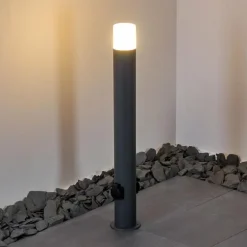 Borne lumineuse Buhrkall Anthracite, 1 lumière