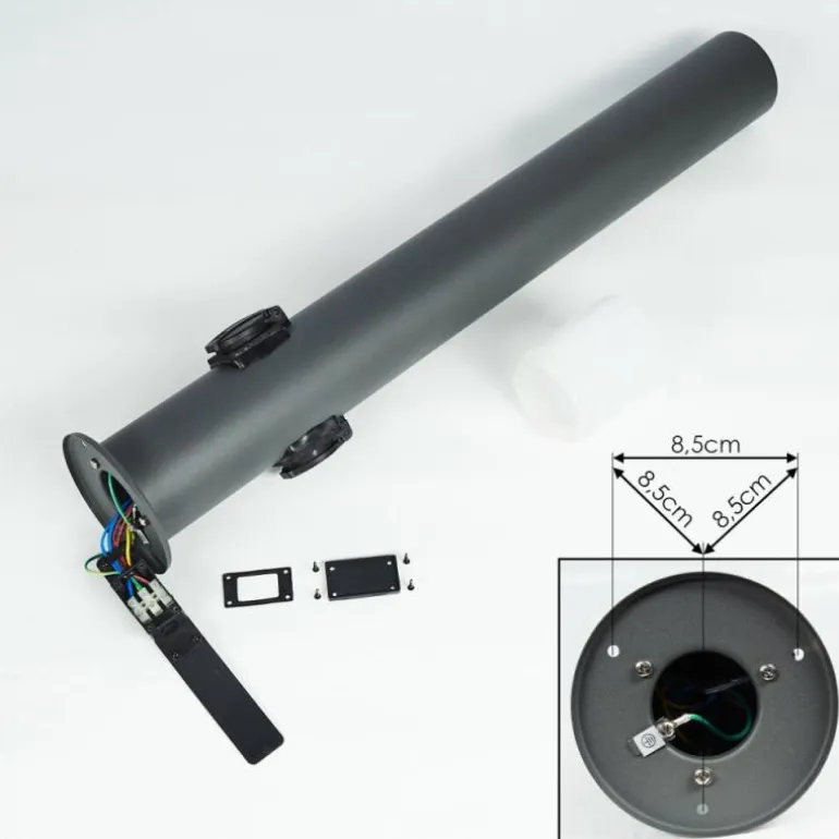 Borne lumineuse Buhrkall Anthracite, 1 lumière
