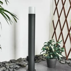 Borne lumineuse Buhrkall Anthracite, 1 lumière