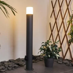 Borne lumineuse Buhrkall Anthracite, 1 lumière