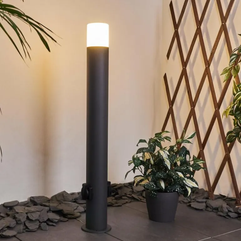 Borne lumineuse Buhrkall Anthracite, 1 lumière