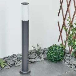 Borne lumineuse Caserta Anthracite, 1 lumière
