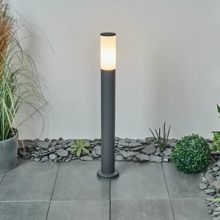 Borne lumineuse Caserta Anthracite, 1 lumière