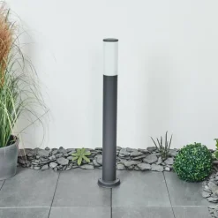 Borne lumineuse Caserta Anthracite, 1 lumière