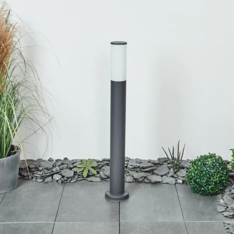 Borne lumineuse Caserta Anthracite, 1 lumière