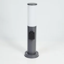 Borne lumineuse Caserta Anthracite, 1 lumière