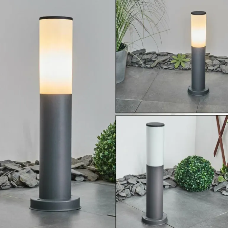 Borne lumineuse Caserta Anthracite, 1 lumière