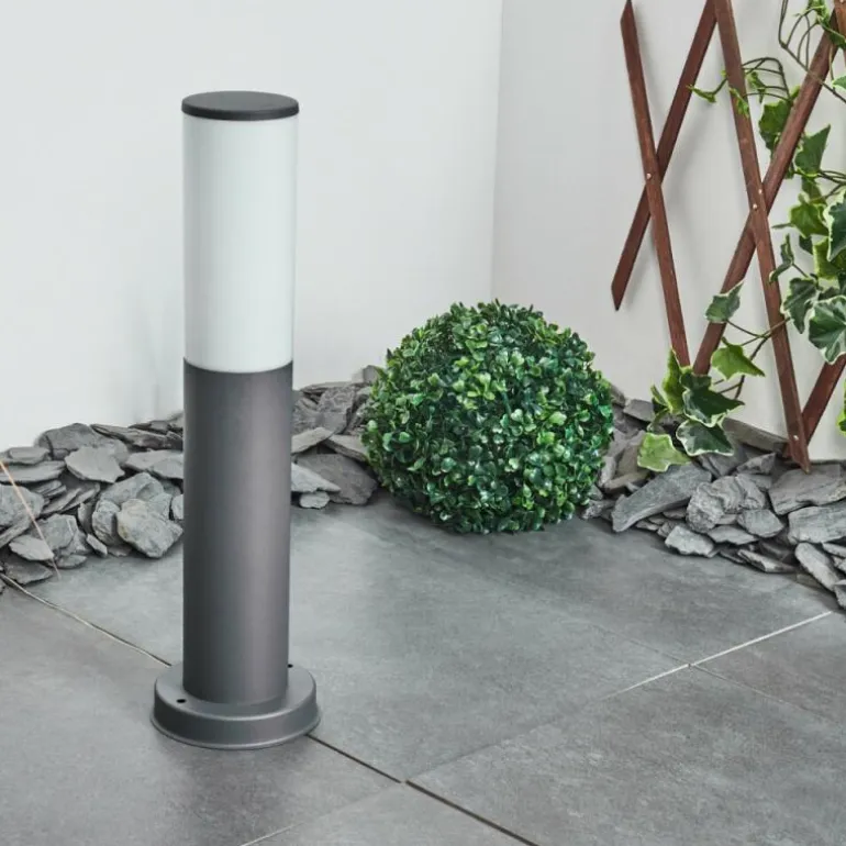 Borne lumineuse Caserta Anthracite, 1 lumière