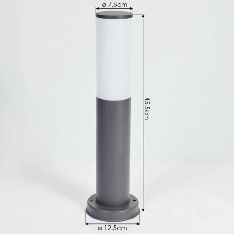 Borne lumineuse Caserta Anthracite, 1 lumière