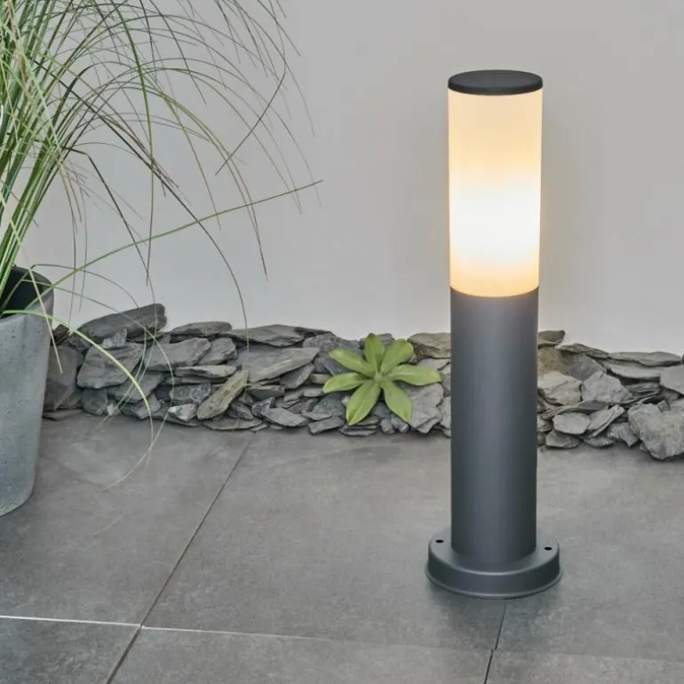 Borne lumineuse Caserta Anthracite, 1 lumière