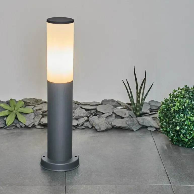 Borne lumineuse Caserta Anthracite, 1 lumière