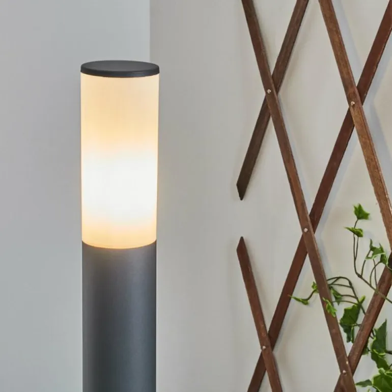 Borne lumineuse Caserta Anthracite, 1 lumière