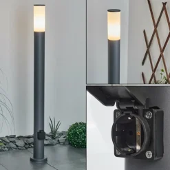 Borne lumineuse Caserta Anthracite, 1 lumière