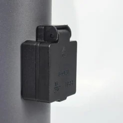 Borne lumineuse Caserta Anthracite, 1 lumière