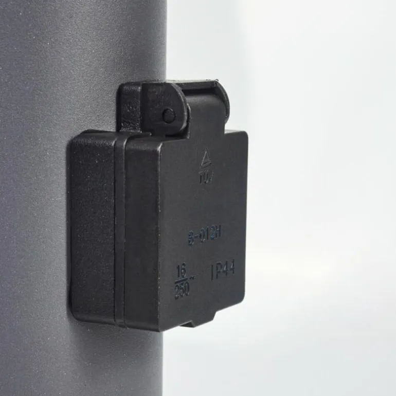Borne lumineuse Caserta Anthracite, 1 lumière