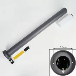 Borne lumineuse Caserta Anthracite, 1 lumière